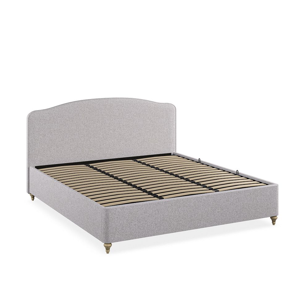 Evesham Super King-size Ottoman Storage Bed in Carina Dove Fabric 2