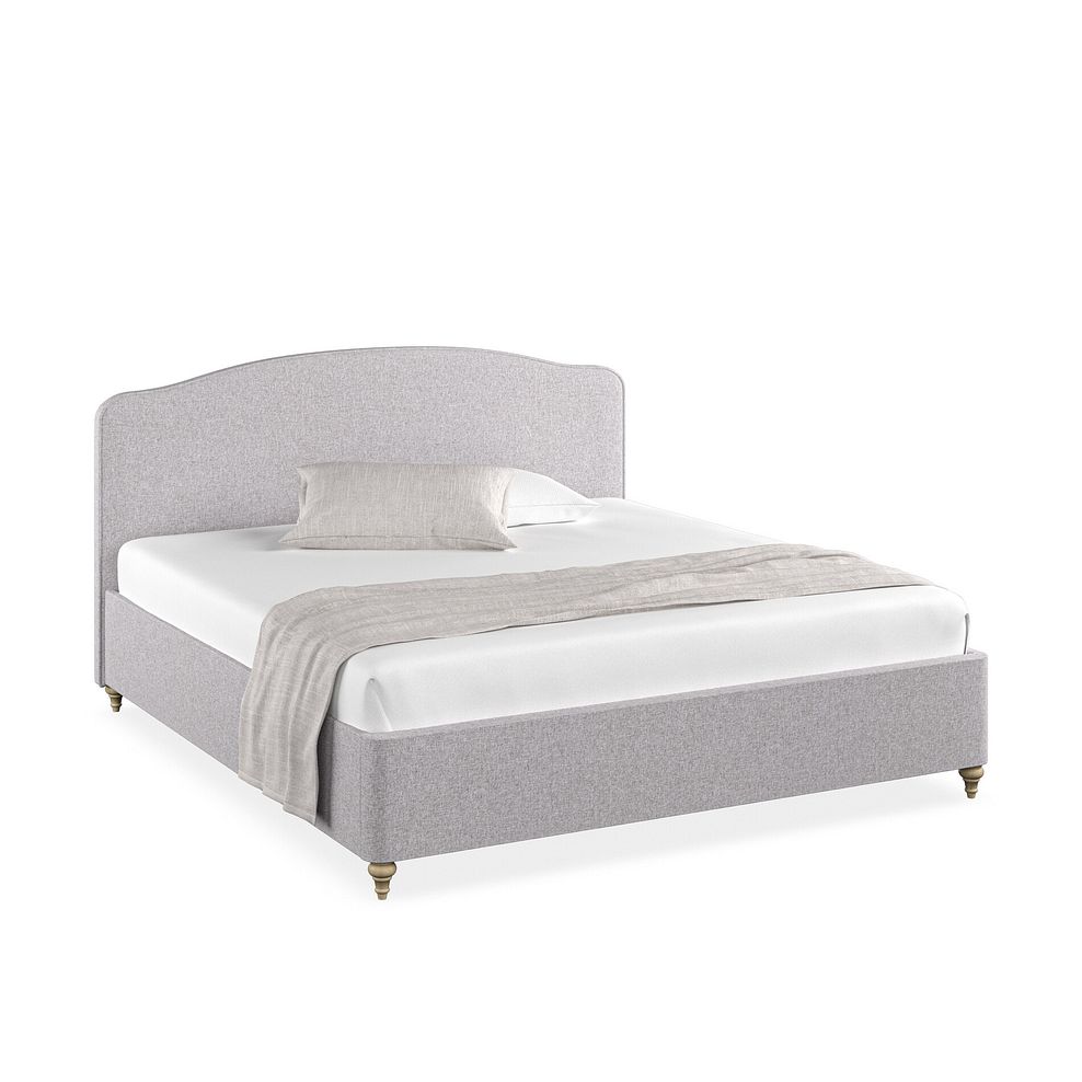 Evesham Super King-size Ottoman Storage Bed in Carina Dove Fabric 1