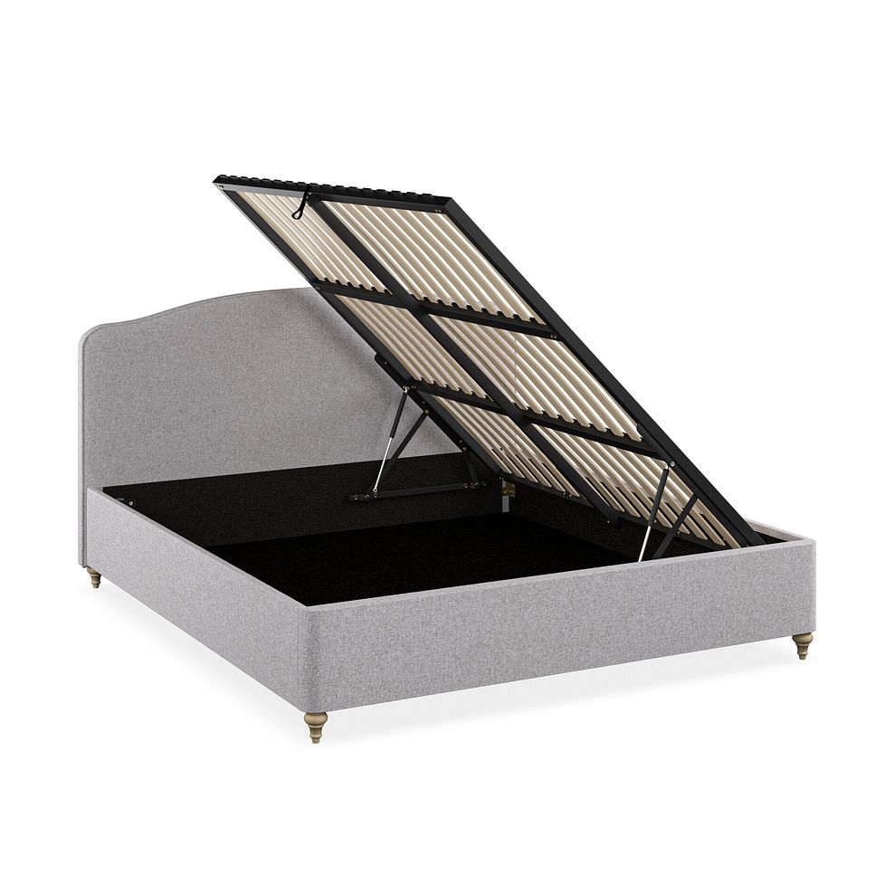 Evesham Super King-size Ottoman Storage Bed in Carina Dove Fabric 3