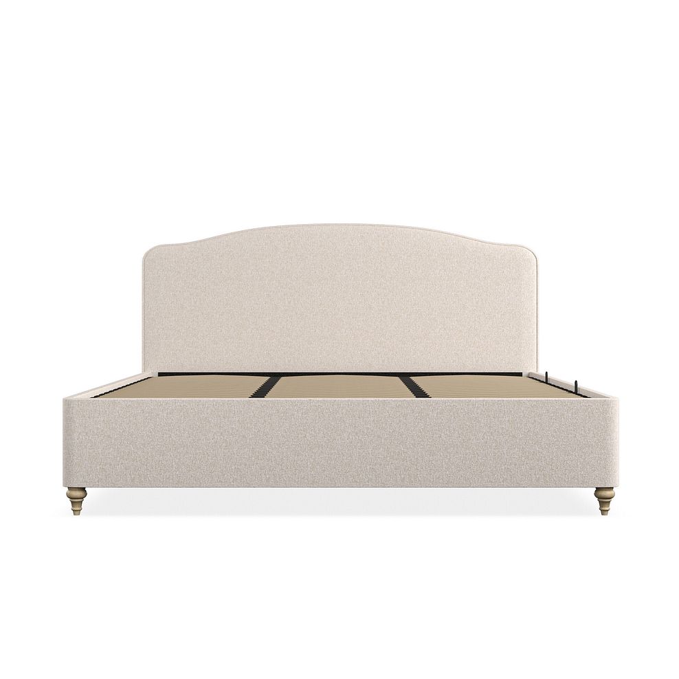 Evesham Super King-size Ottoman Storage Bed in Carina Parchment Fabric 7