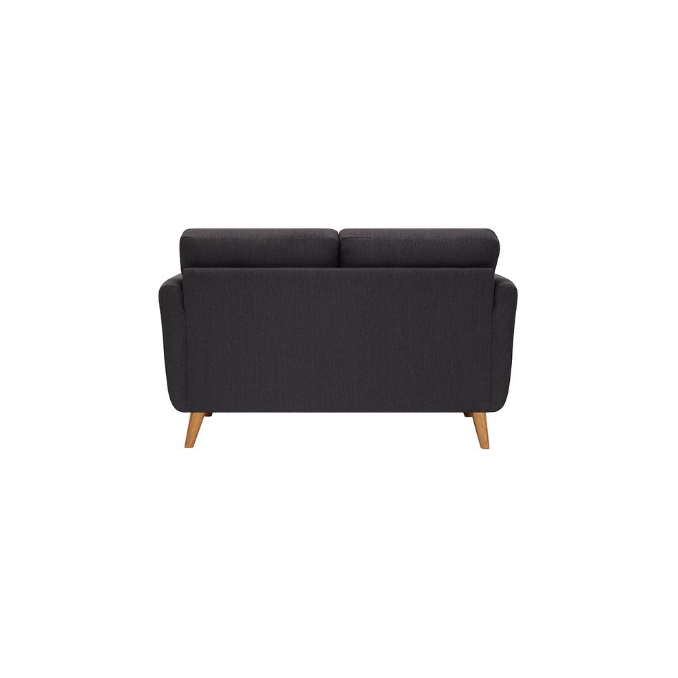 Evie 2 Seater Sofa in Charcoal Fabric 4