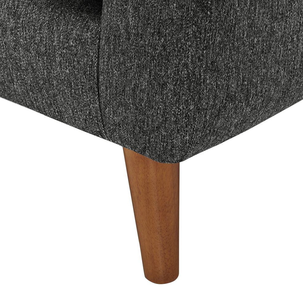 Evie Armchair in Rosa Collection Charcoal Fabric 7