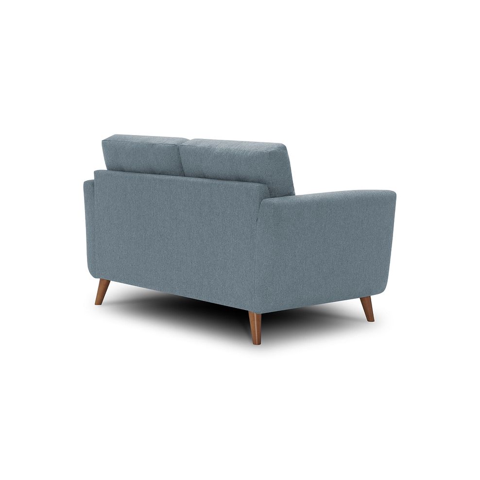 Evie 2 Seater Sofa in Rosa Collection Denim Fabric 3