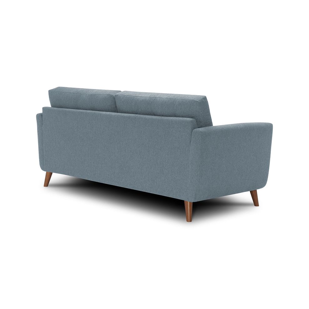 Evie 3 Seater Sofa in Rosa Collection Denim Fabric 3