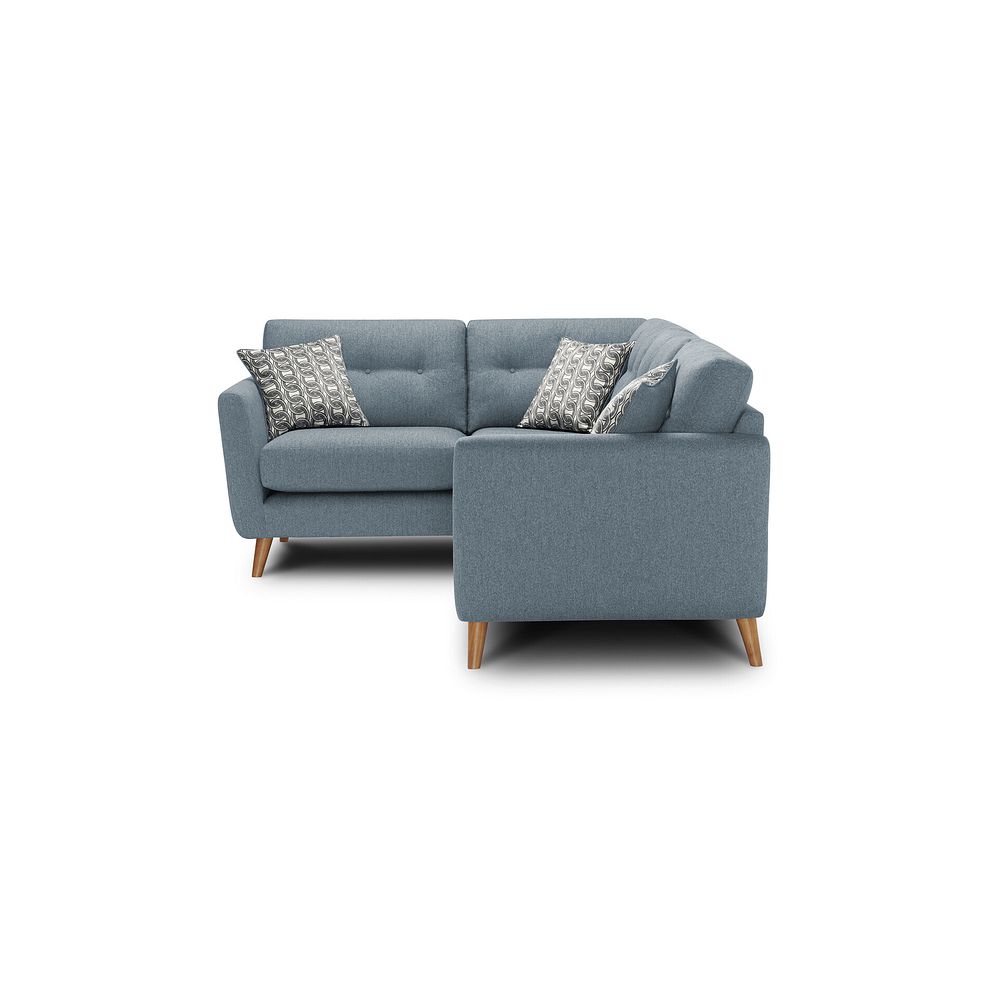 Evie Right Hand Corner Sofa in Rosa Collection Denim Fabric 2