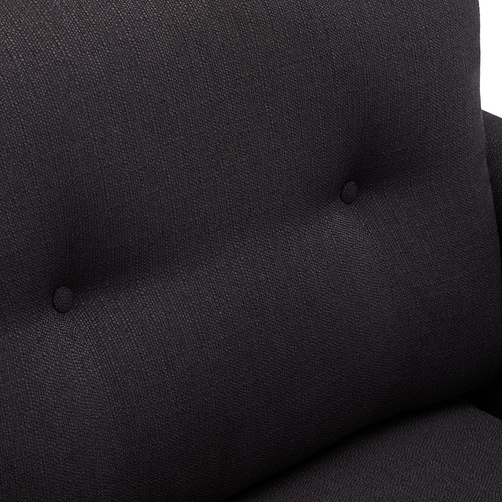 Evie Left Hand Corner Sofa in Charcoal Fabric 6