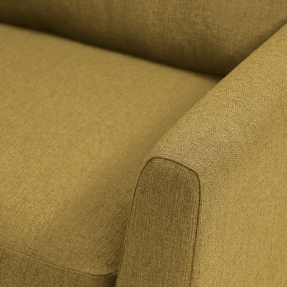 Evie Left Hand Corner Sofa in Lime Fabric 6