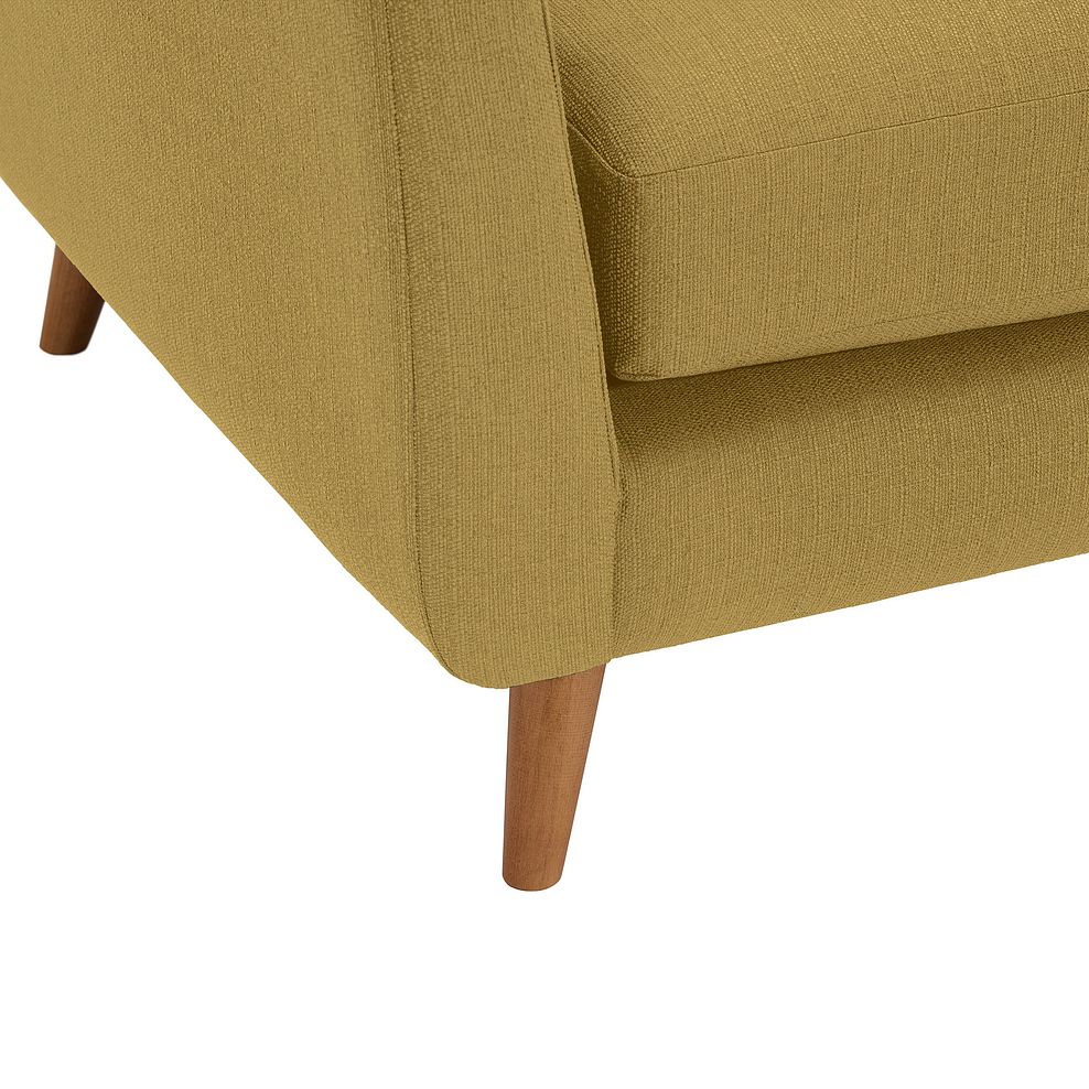 Evie Left Hand Corner Sofa in Lime Fabric 3
