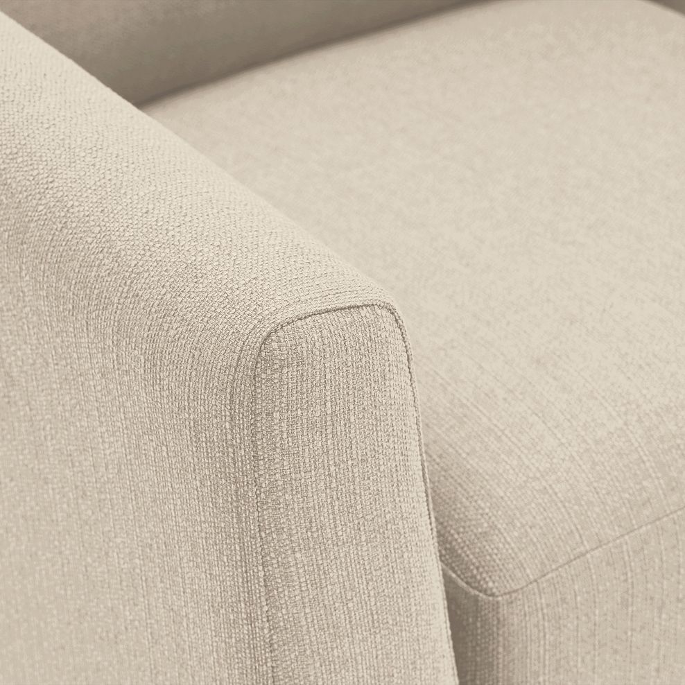 Evie Loveseat in Ivory Fabric 6