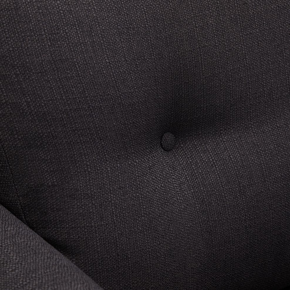 Evie Right Hand Corner Sofa in Charcoal Fabric 6
