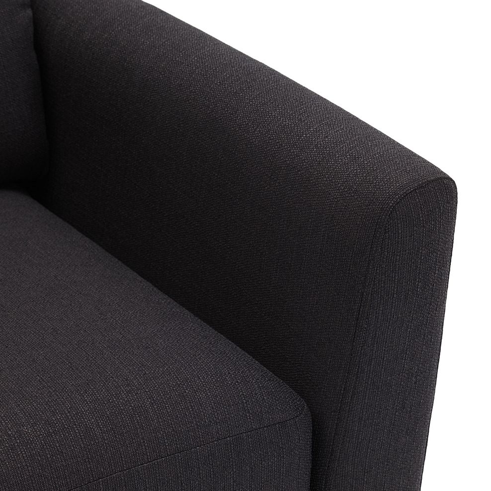 Evie Right Hand Corner Sofa in Charcoal Fabric 7
