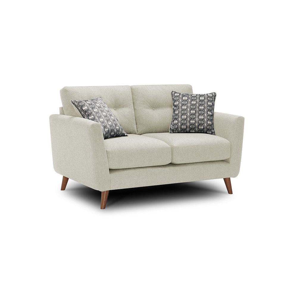 Evie 2 Seater Sofa in Rosa Collection Sand Fabric