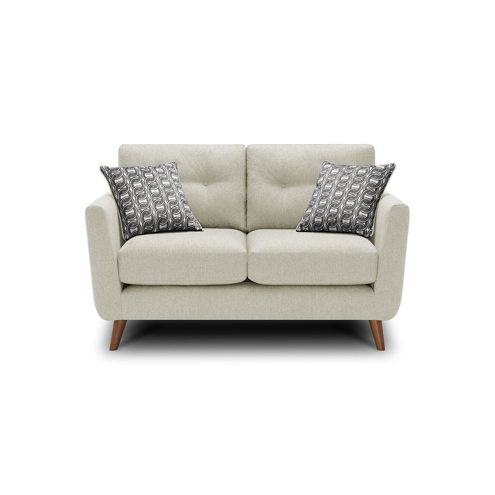 Evie 2 Seater Sofa in Rosa Collection Sand Fabric 2
