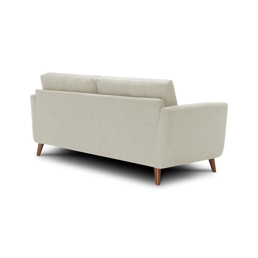 Evie 3 Seater Sofa in Rosa Collection Sand Fabric 3