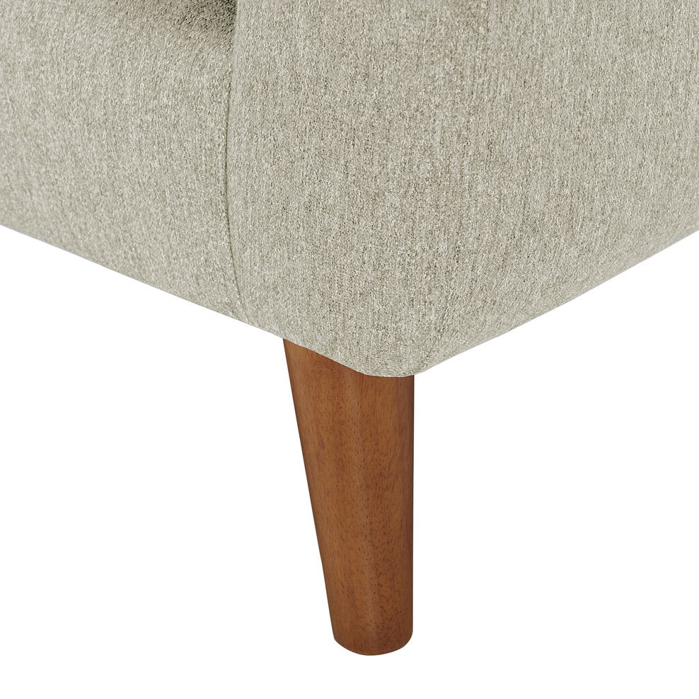 Evie 3 Seater Sofa in Rosa Collection Sand Fabric Thumbnail 5