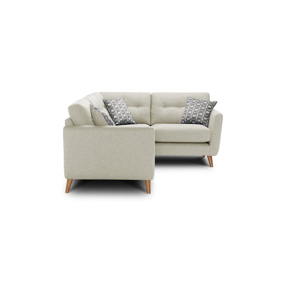 Evie Left Hand Corner Sofa in Rosa Collection Sand Fabric 2
