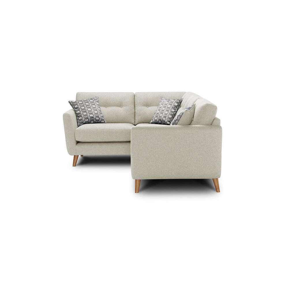 Evie Right Hand Corner Sofa in Rosa Collection Sand Fabric 2