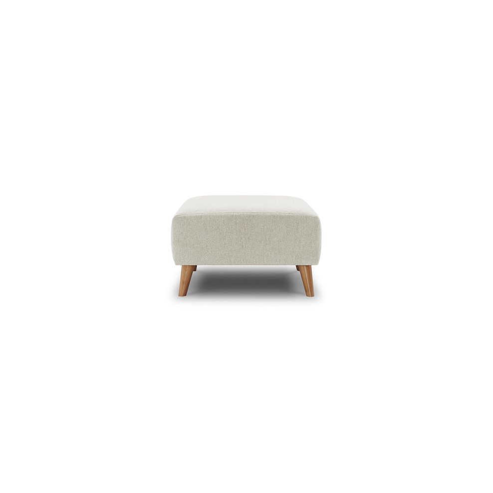 Evie Footstool in Rosa Collection Sand Fabric 3