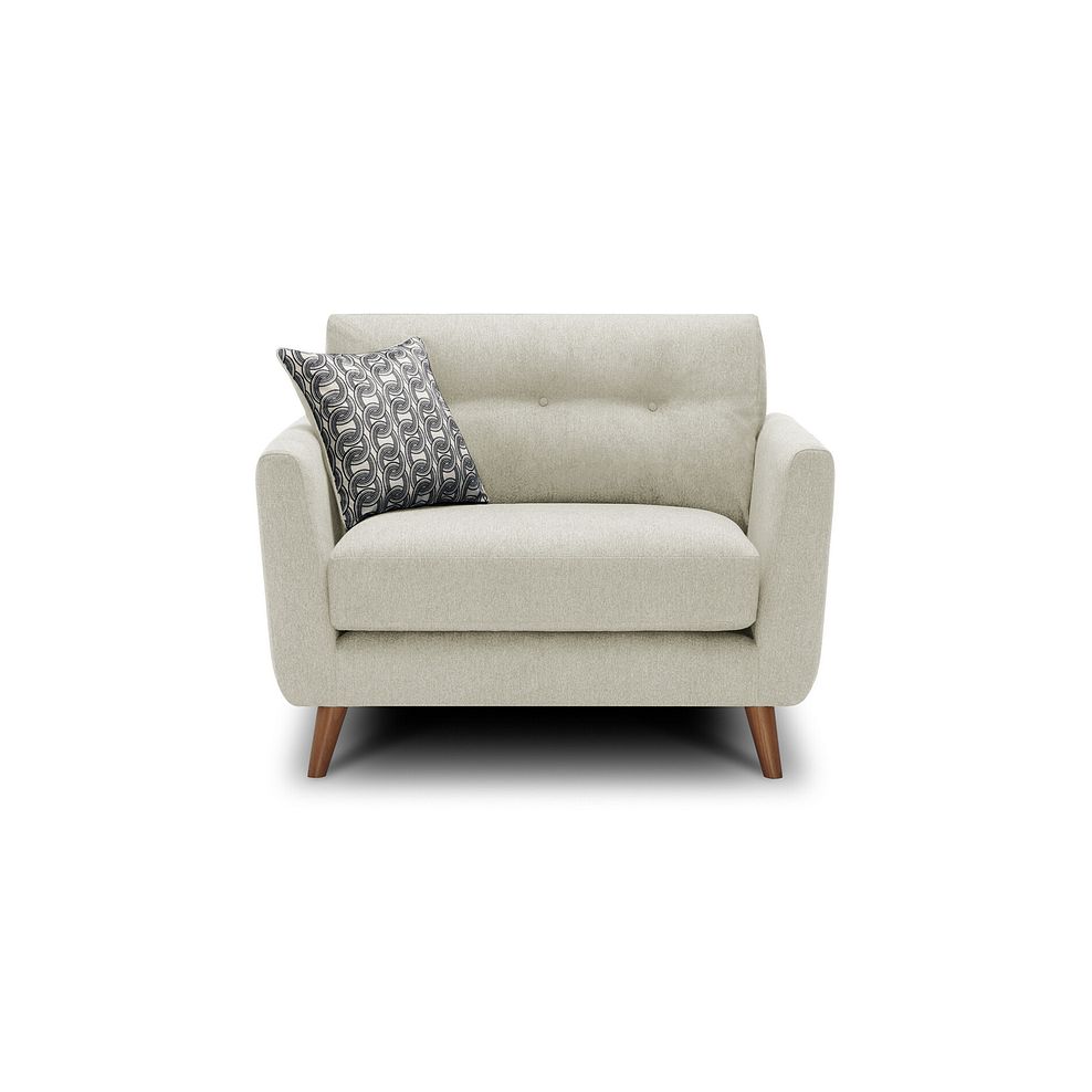 Evie Loveseat in Rosa Collection Sand Fabric 2