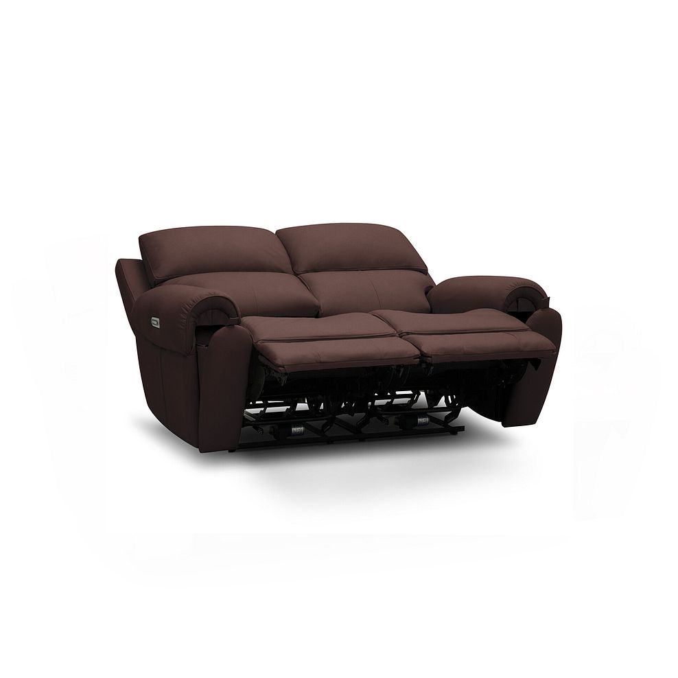 Ezra 2 Seater Electric Recliner in Chestnut Leather 4