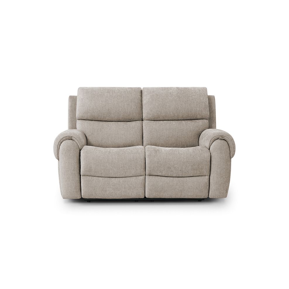 Ezra 2 Seater Electric Recliner in Darwin Mink Fabric 3