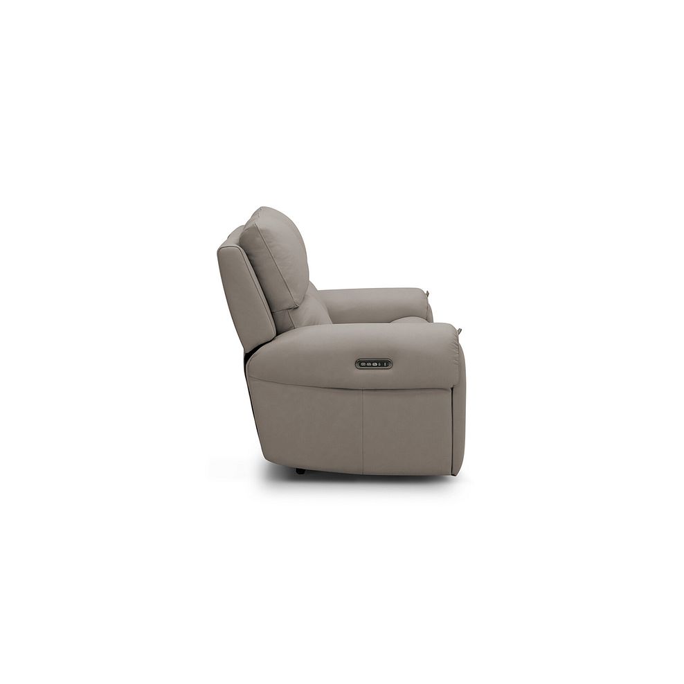 Ezra 2 Seater Electric Recliner in Oyster Leather 6