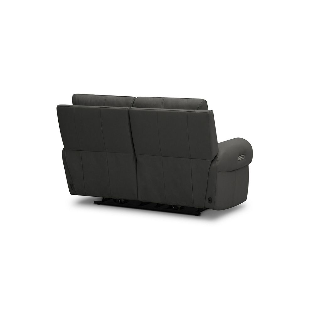 Ezra 2 Seater Electric Recliner in Storm Leather 9