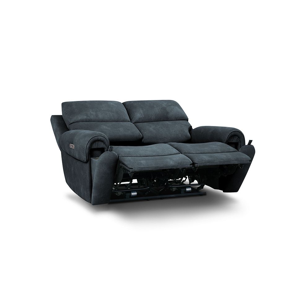 Ezra 2 Seater Electric Recliner with Power Headrest & Lumbar Support in Dexter Shadow Fabric 5