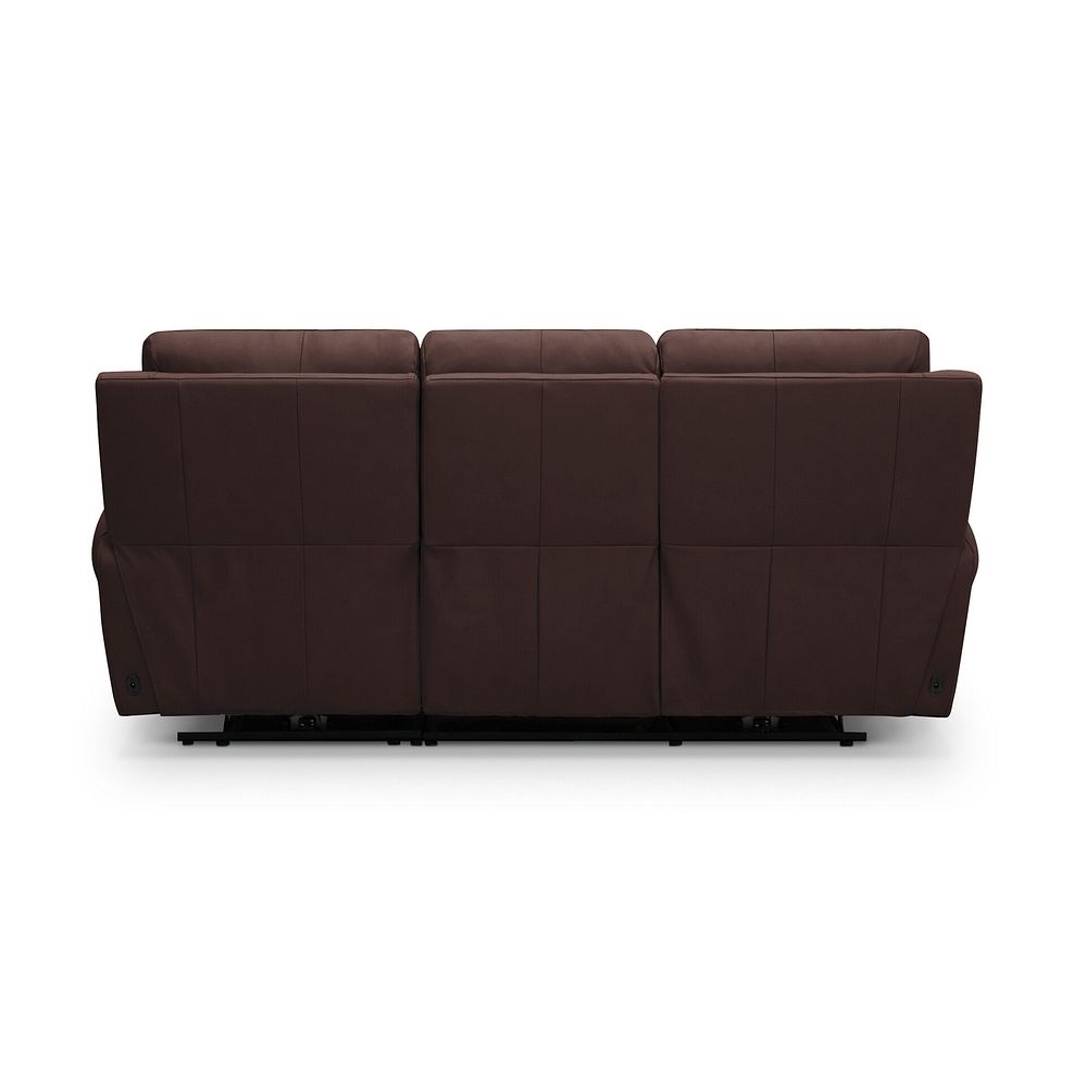 Ezra 3 Seater Electric Recliner in Chestnut Leather 7