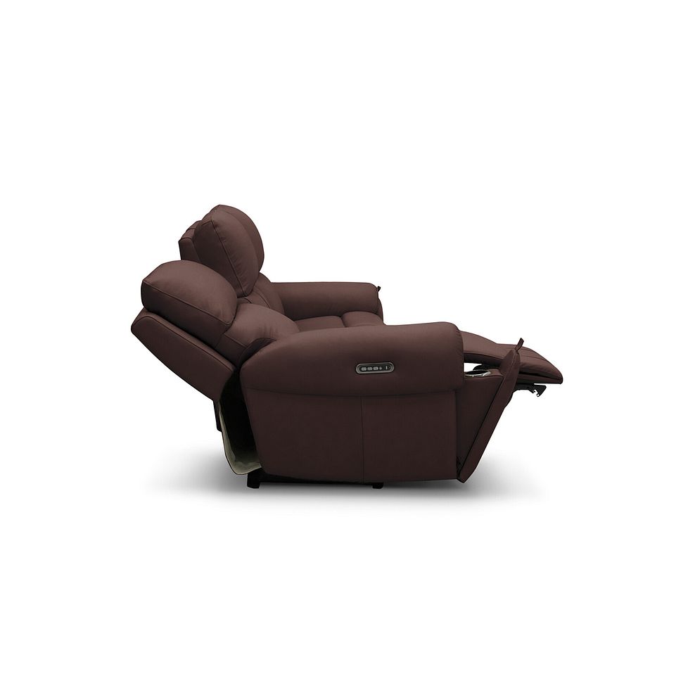 Ezra 3 Seater Electric Recliner in Chestnut Leather 6