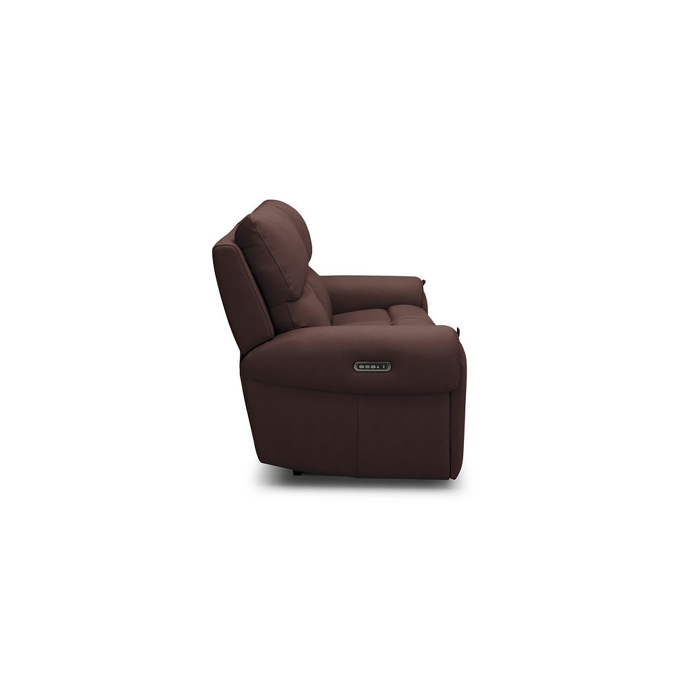 Ezra 3 Seater Electric Recliner in Chestnut Leather 5