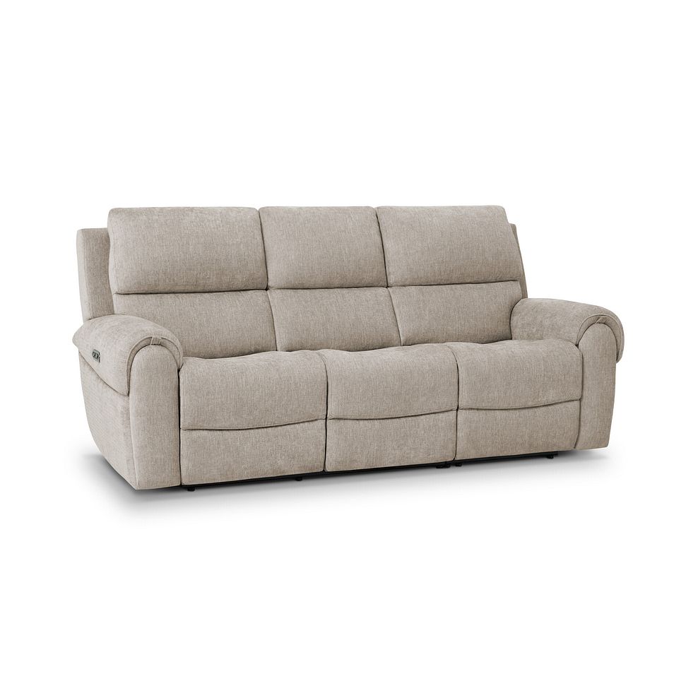 Ezra 3 Seater Electric Recliner in Darwin Mink Fabric 5