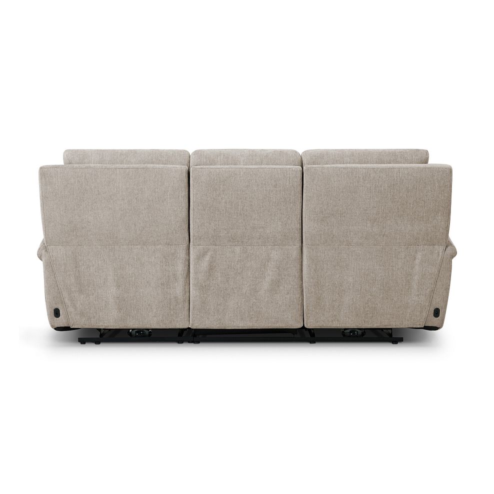 Ezra 3 Seater Electric Recliner in Darwin Mink Fabric 13