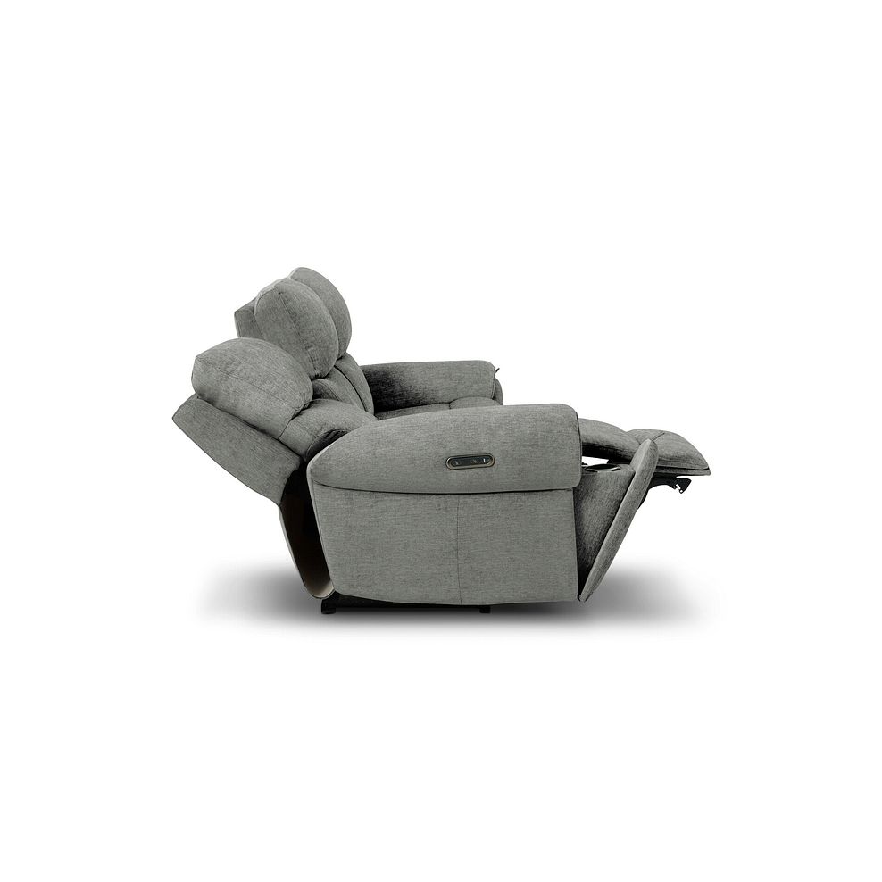 Ezra 3 Seater Electric Recliner in Darwin Mushroom Fabric 7