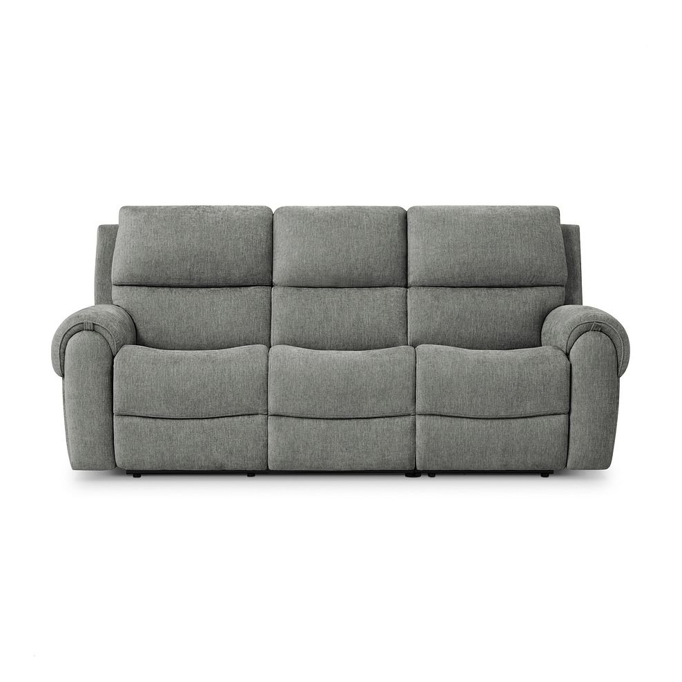 Ezra 3 Seater Electric Recliner in Darwin Mushroom Fabric 5