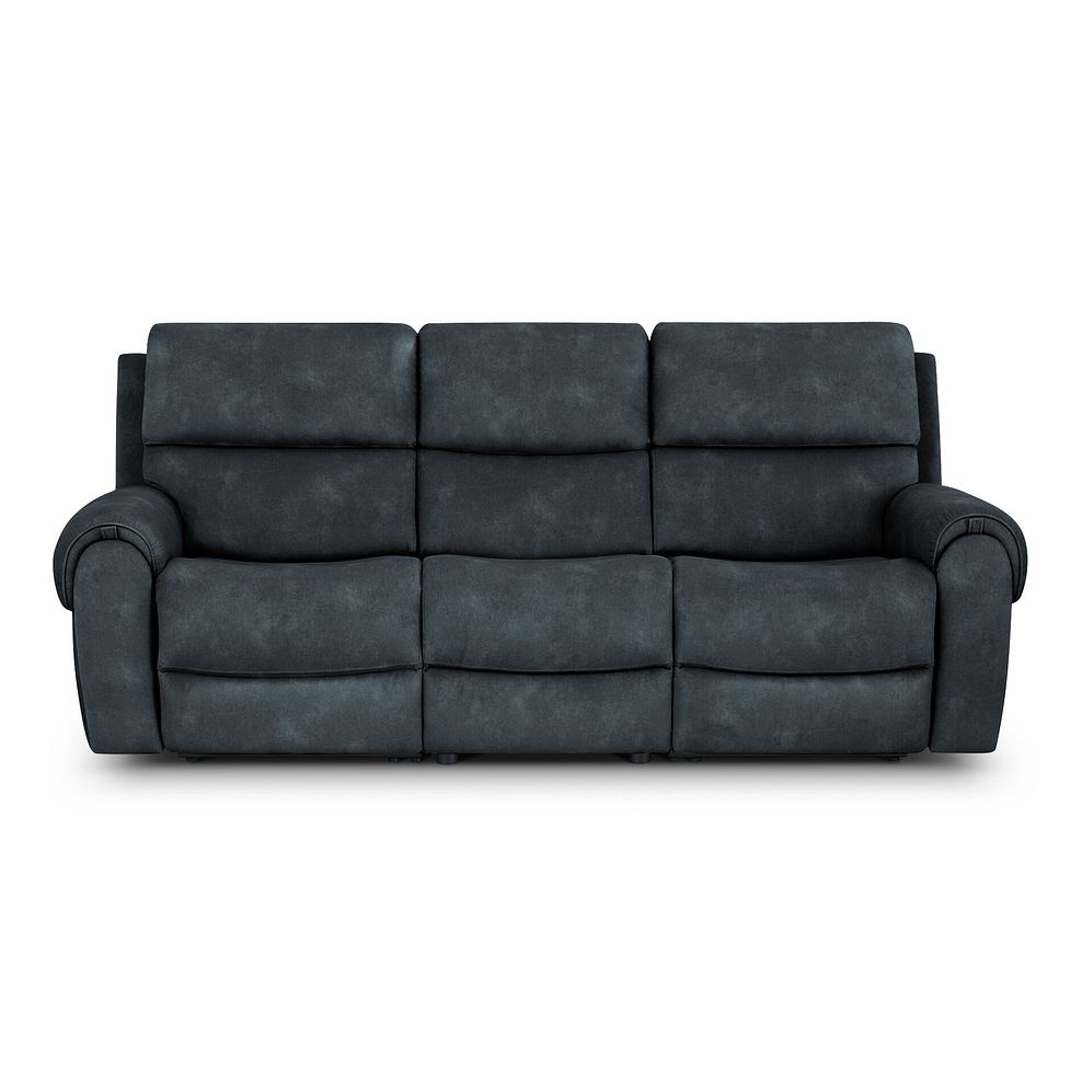 Ezra 3 Seater Electric Recliner with Power Headrest & Lumbar Support in Dexter Shadow Fabric 6
