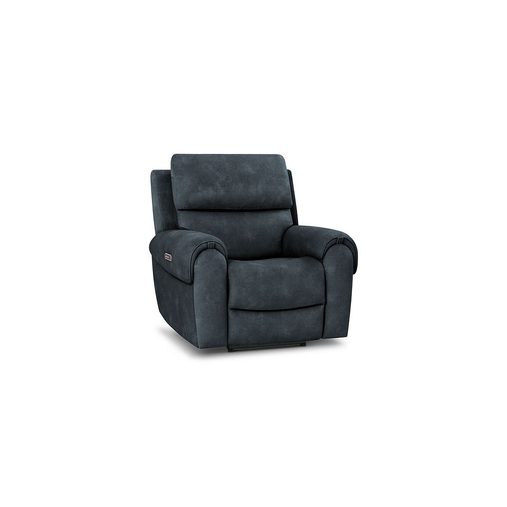 Ezra Electric Recliner Armchair in Dexter Shadow Fabric 1