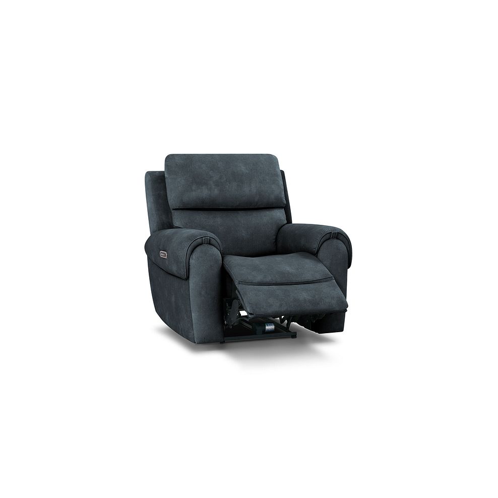 Ezra Electric Recliner Armchair in Dexter Shadow Fabric 2