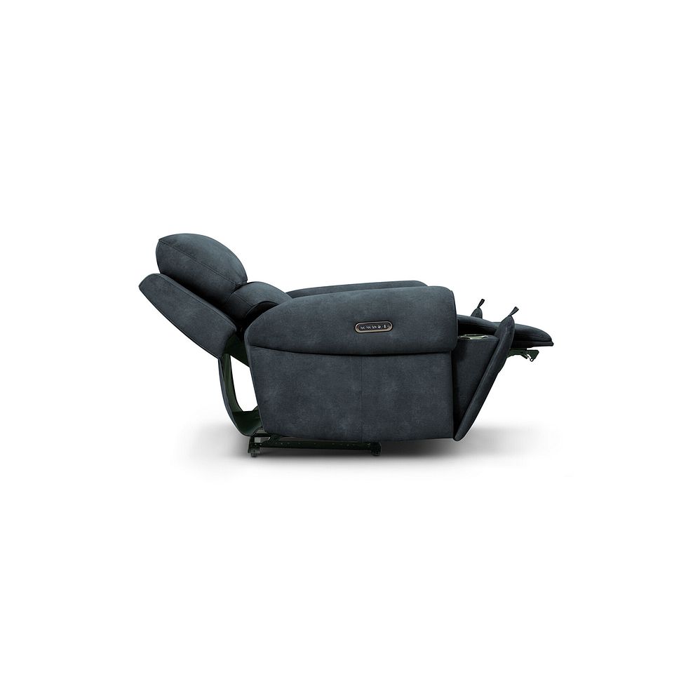 Ezra Electric Recliner Armchair in Dexter Shadow Fabric 7