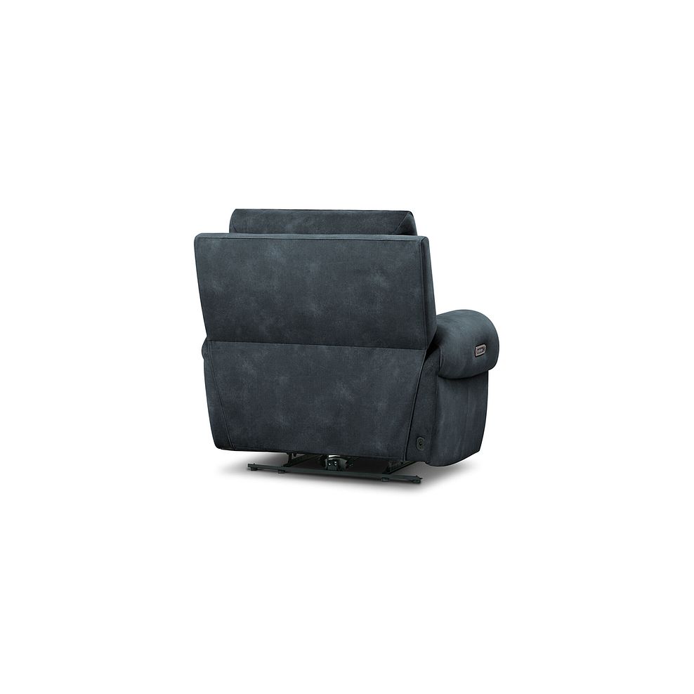Ezra Electric Recliner Armchair in Dexter Shadow Fabric 9