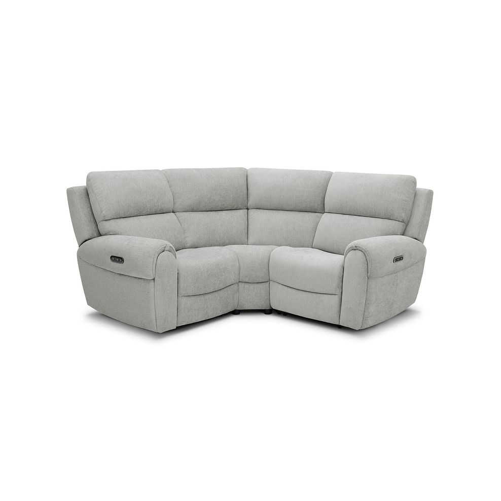 Ezra Group 1 Electric Recliner in Darwin Silver Fabric 1