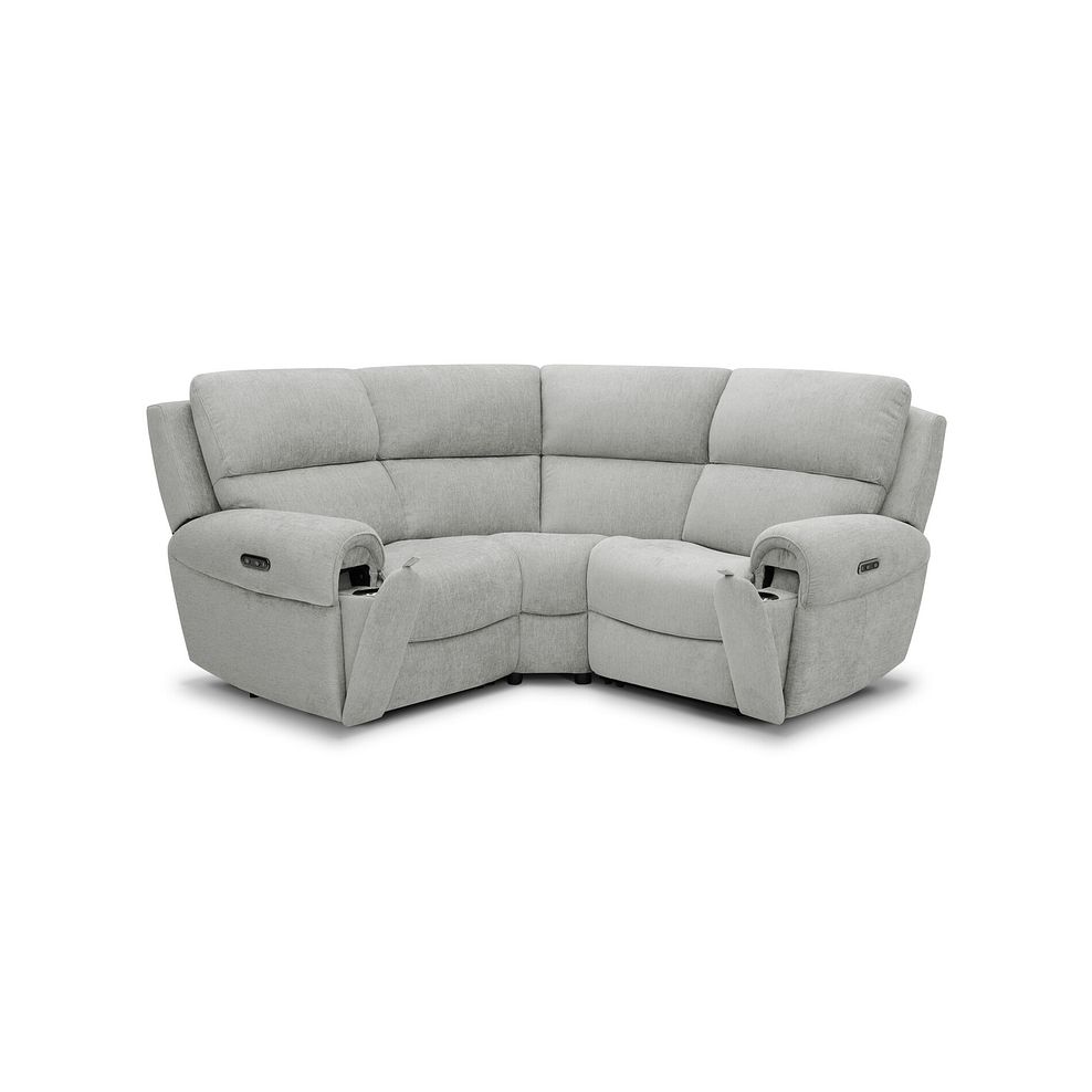 Ezra Group 1 Electric Recliner in Darwin Silver Fabric 2