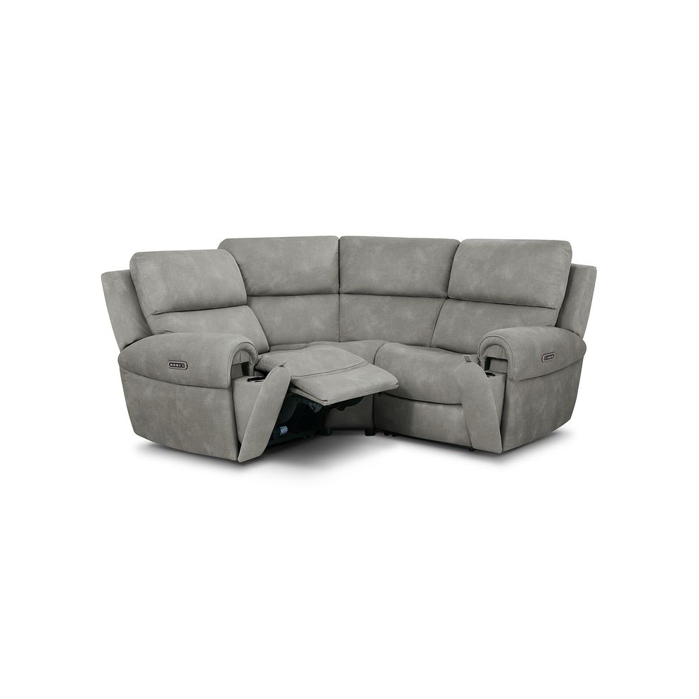 Ezra Group 1 Electric Recliner in Dexter Stone Fabric 2