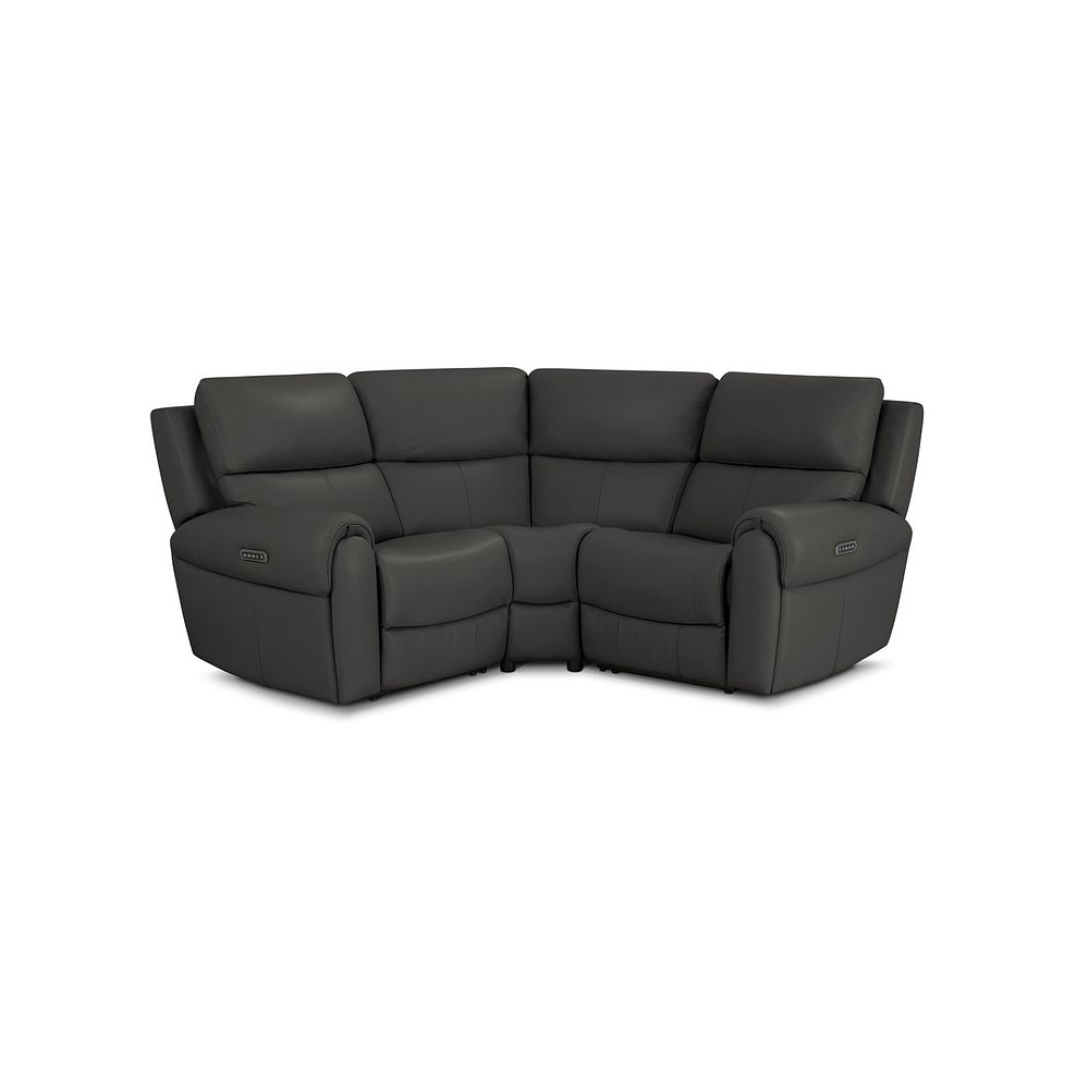 Ezra Group 1 Electric Recliner in Storm Leather 1