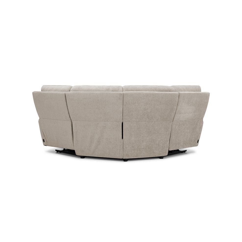 Ezra Group 1 Electric Recliner with Power Headrest & Lumbar Support in Darwin Mink Fabric 6