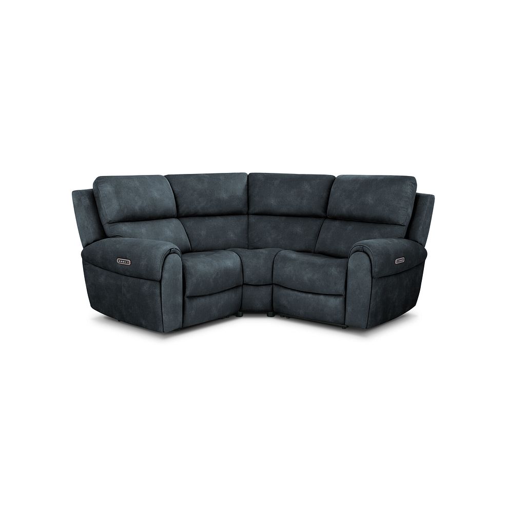 Ezra Group 1 Electric Recliner with Power Headrest & Lumbar Support in Dexter Shadow Fabric 1