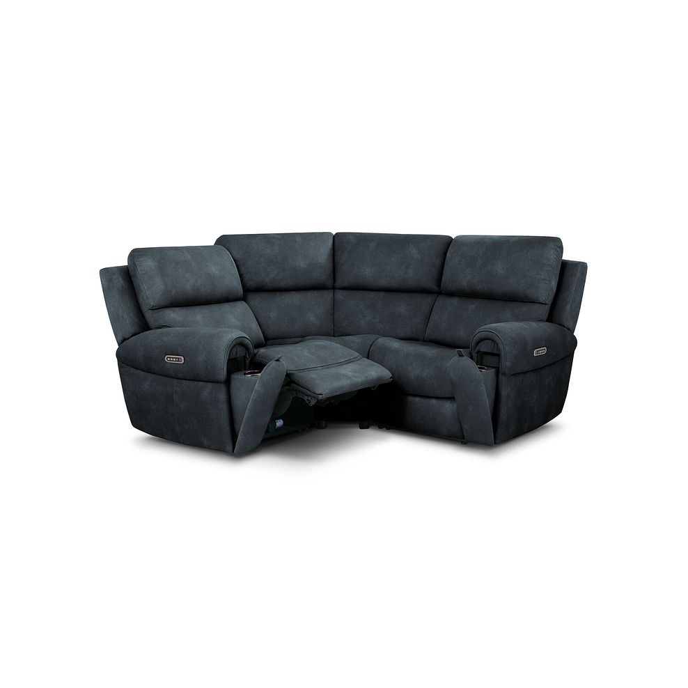 Ezra Group 1 Electric Recliner with Power Headrest & Lumbar Support in Dexter Shadow Fabric 3