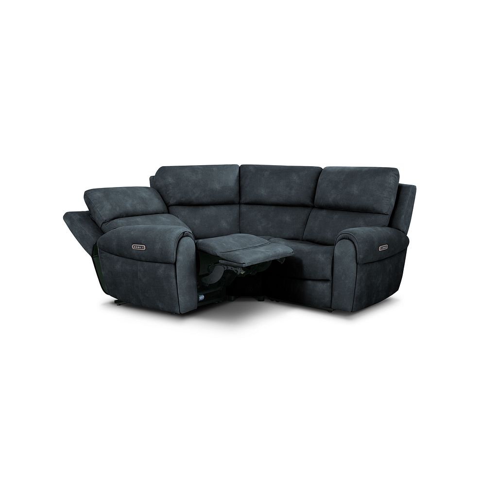 Ezra Group 1 Electric Recliner with Power Headrest & Lumbar Support in Dexter Shadow Fabric 4