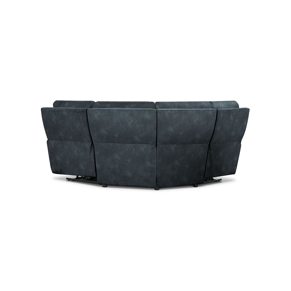 Ezra Group 1 Electric Recliner with Power Headrest & Lumbar Support in Dexter Shadow Fabric 6
