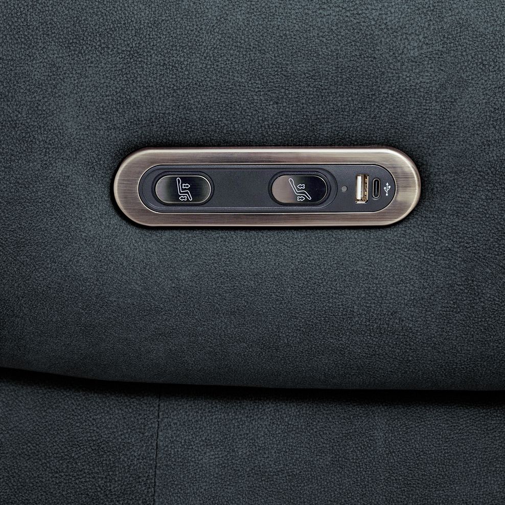 Ezra Group 2 Electric Recliner - Left Hand in Dexter Shadow Fabric 9